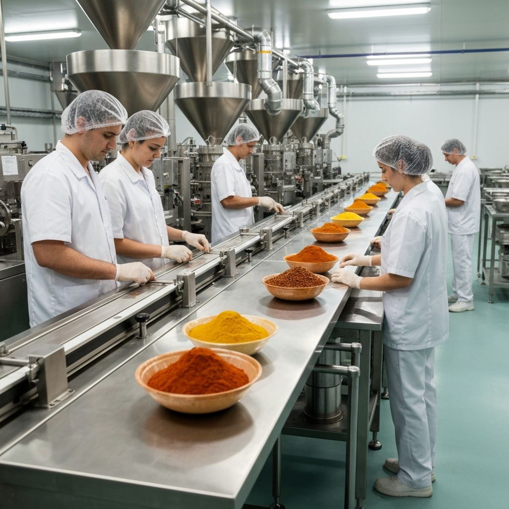 Modern manufacturing facility